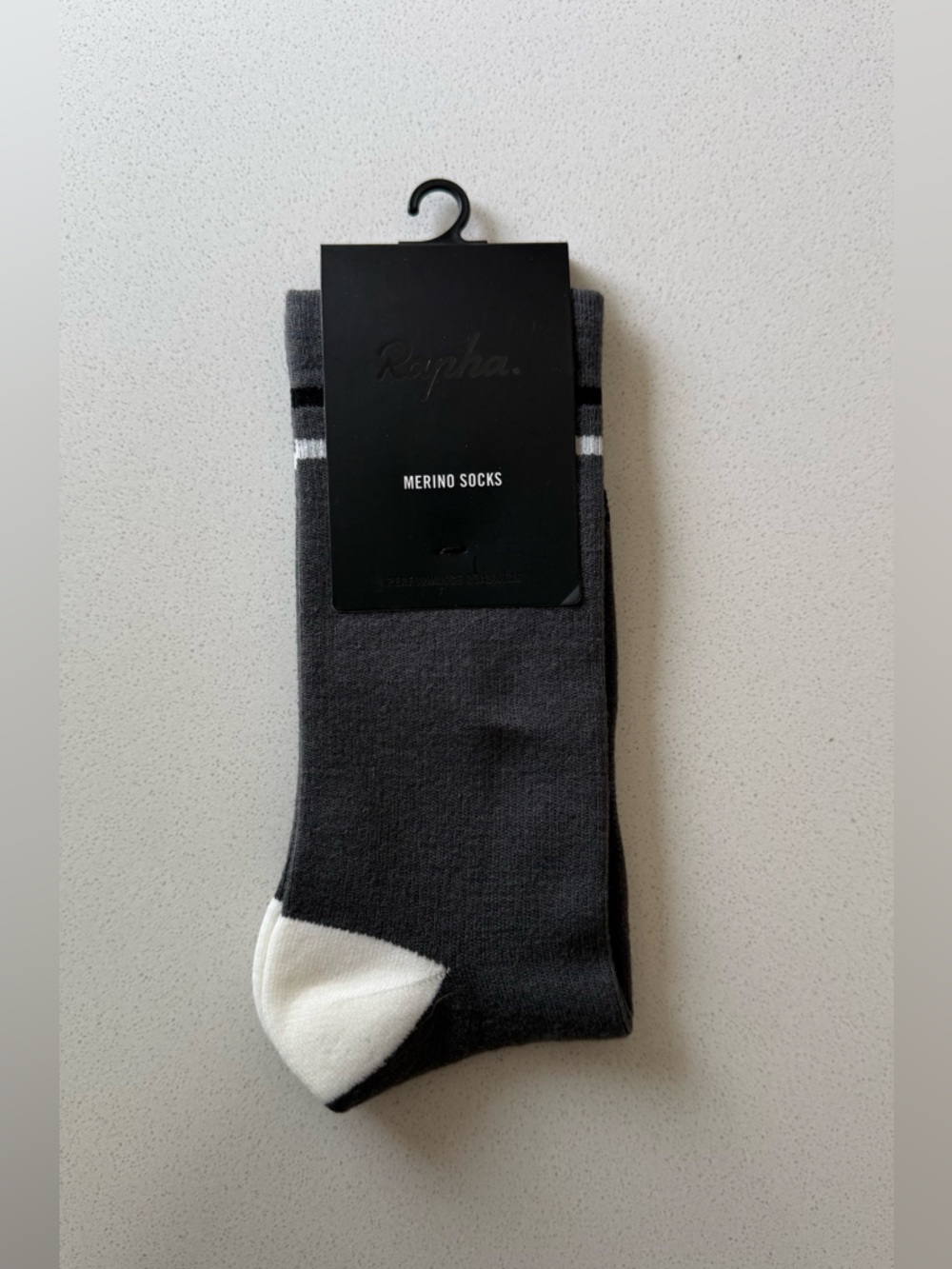 NWT Rapha Merino Socks Gray Large